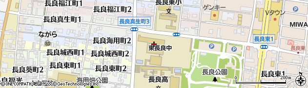 岐阜県岐阜市長良真生町周辺の地図