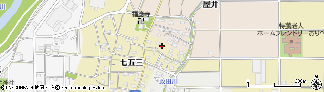 岐阜県本巣市七五三1026周辺の地図