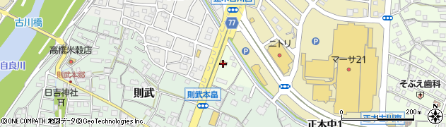 かつや 岐阜正木店周辺の地図