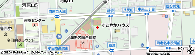 神奈川県海老名市河原口周辺の地図