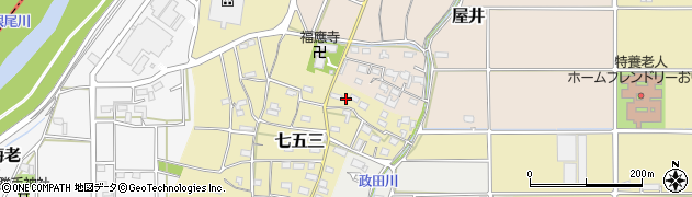 岐阜県本巣市七五三1037周辺の地図
