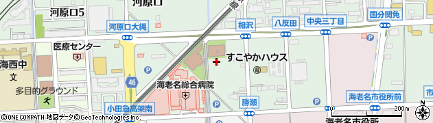 神奈川県海老名市河原口周辺の地図