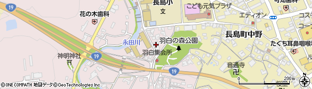 岐阜県恵那市長島町永田448周辺の地図