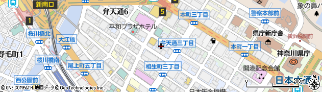 横浜銀行伊勢佐木町支店周辺の地図