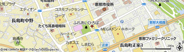 がんこ亭 恵那店周辺の地図