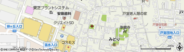 寺ケ岡公園周辺の地図