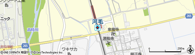 滋賀県長浜市周辺の地図