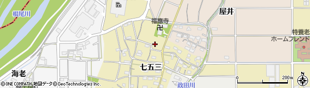 岐阜県本巣市七五三1050周辺の地図