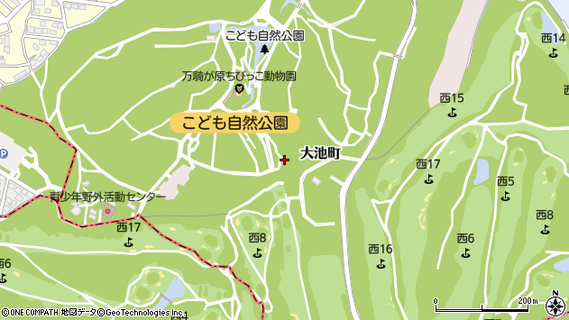 〒241-0834 神奈川県横浜市旭区大池町の地図