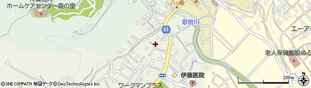 神奈川県厚木市愛名75周辺の地図