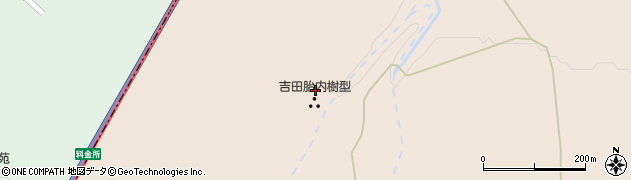 吉田胎内樹型周辺の地図