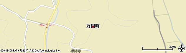 島根県出雲市万田町周辺の地図