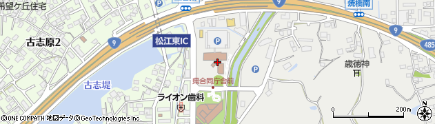 島根県松江市東津田町1741周辺の地図