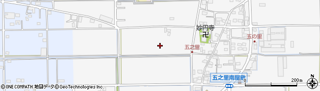 岐阜県大野町（揖斐郡）五之里周辺の地図