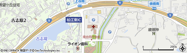 島根県松江合同庁舎東部農林振興センター　総務企画部総合振興スタッフ周辺の地図