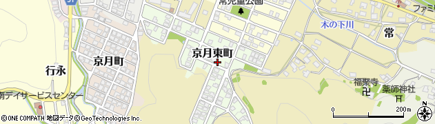 京都府舞鶴市京月東町周辺の地図