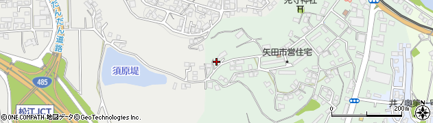 島根県松江市矢田町71周辺の地図