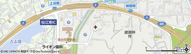 島根県松江市東津田町2111周辺の地図