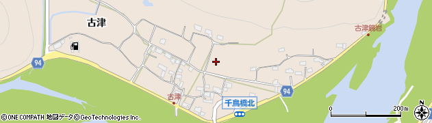 岐阜県岐阜市長良（古津）周辺の地図
