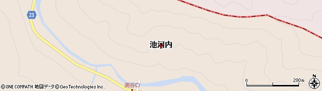 福井県小浜市池河内周辺の地図