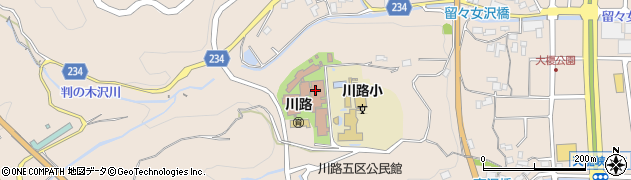 飯田市　川路児童クラブ周辺の地図