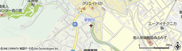 神奈川県厚木市愛名6周辺の地図