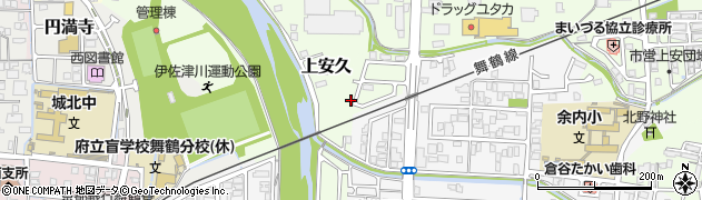 京都府舞鶴市上安久92周辺の地図