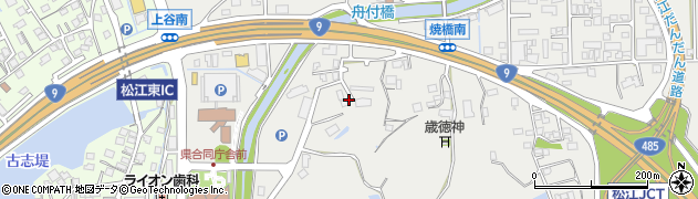 島根県松江市東津田町2109周辺の地図