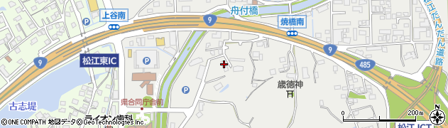 島根県松江市東津田町2110周辺の地図