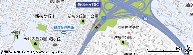 今井町周辺の地図