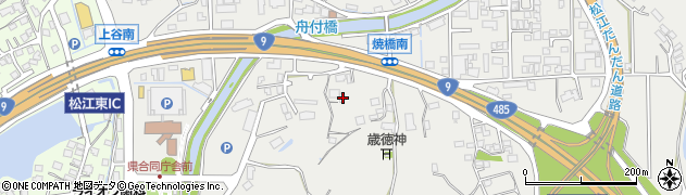 島根県松江市東津田町2073周辺の地図