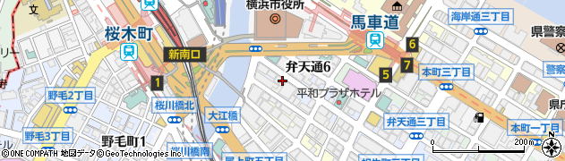 ゆで太郎 関内太田町店周辺の地図