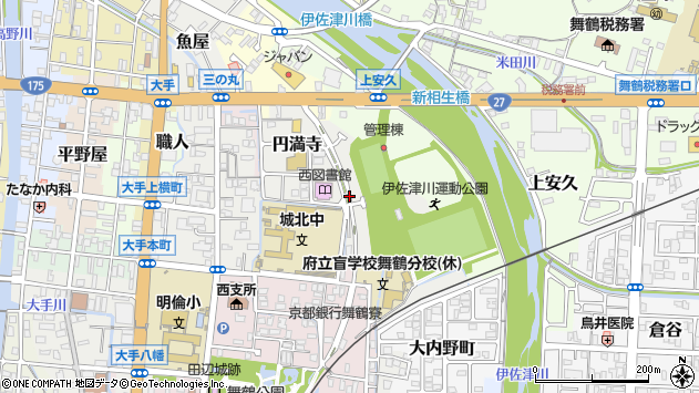 〒624-0854 京都府舞鶴市円満寺の地図