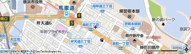 横浜銀行協会・銀行とりひき相談所周辺の地図