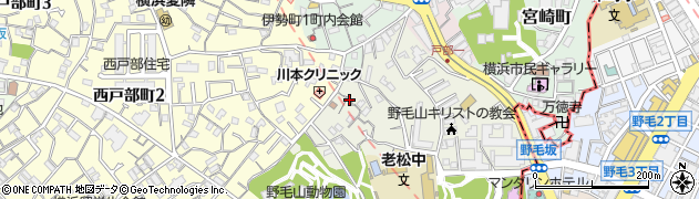 老松町内会館周辺の地図