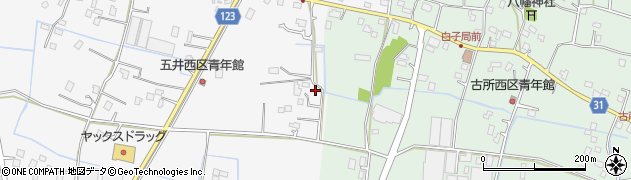 千葉県長生郡白子町五井271周辺の地図