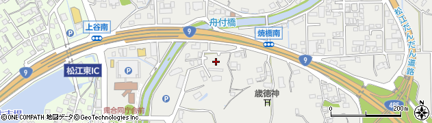 島根県松江市東津田町2107周辺の地図
