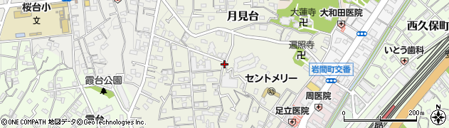 神奈川県横浜市保土ケ谷区月見台周辺の地図