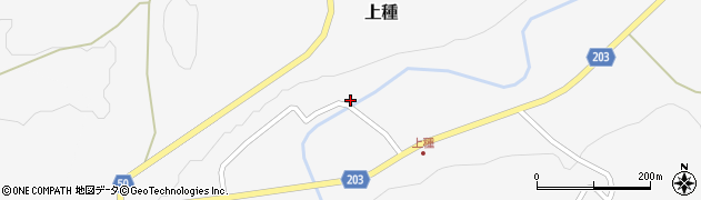 鳥取県東伯郡北栄町上種219周辺の地図