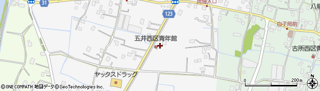 千葉県長生郡白子町五井2489周辺の地図