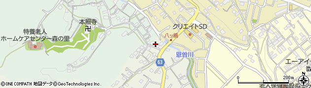 神奈川県厚木市愛名86周辺の地図