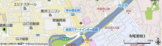 ジャパンニューアルファ綾瀬寺尾店周辺の地図