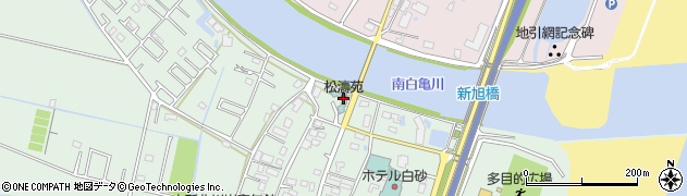 白子リゾートマンション松涛苑周辺の地図