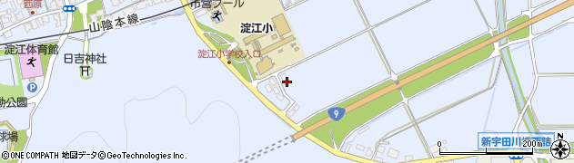 鳥取県米子市淀江町西原233-6周辺の地図