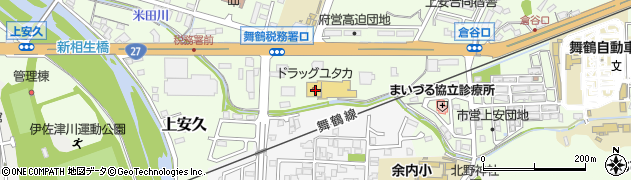 京都府舞鶴市上安67周辺の地図