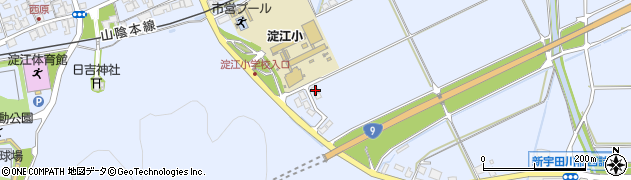 鳥取県米子市淀江町西原233-5周辺の地図