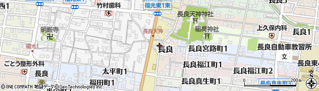 岐阜県岐阜市長良福光4周辺の地図