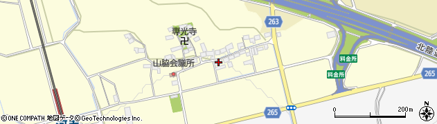 滋賀県長浜市湖北町山脇320周辺の地図
