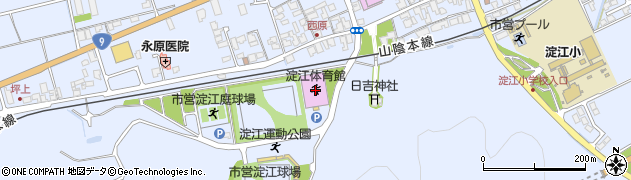 鳥取県米子市淀江町西原805周辺の地図