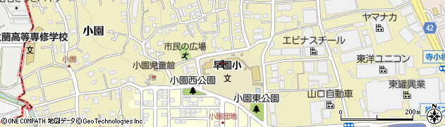 綾瀬市立早園小学校周辺の地図